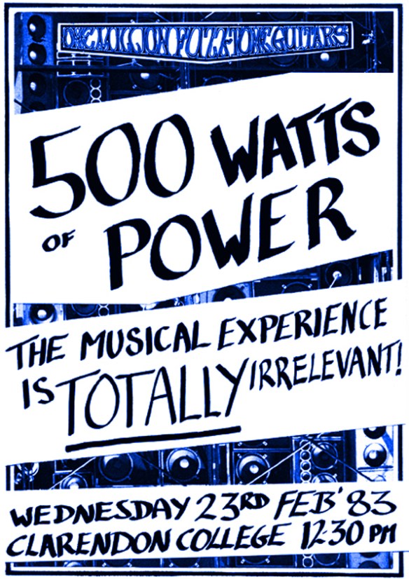 One Million Fuzztone Guitars Clarendon College Nottingham 1983