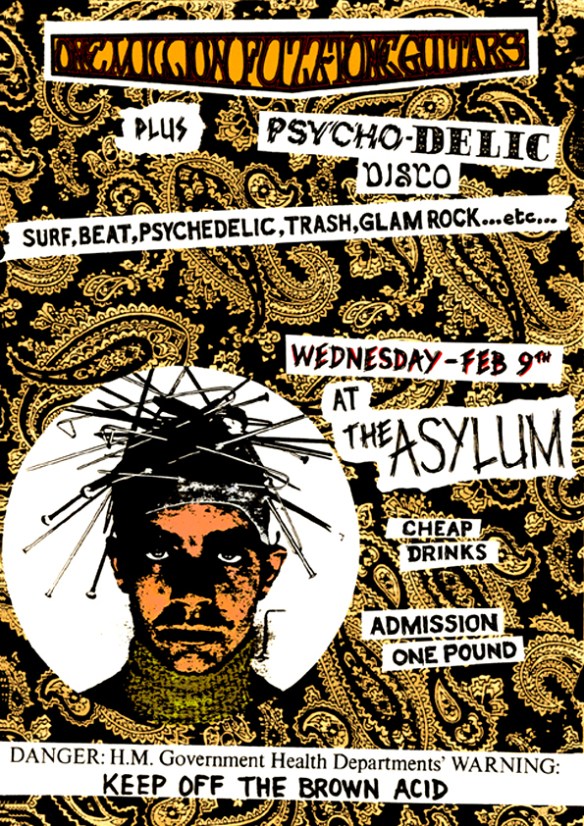 One Million Fuzztone Guitars The Asylum Nottingham 1984